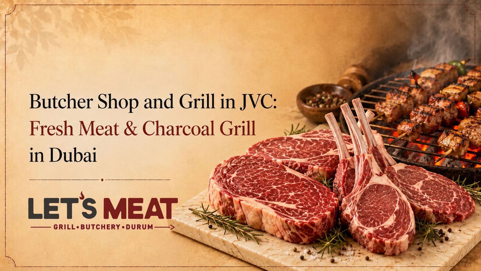 Butcher Shop and Grill in JVC Fresh Meat & Charcoal Grill in Dubai